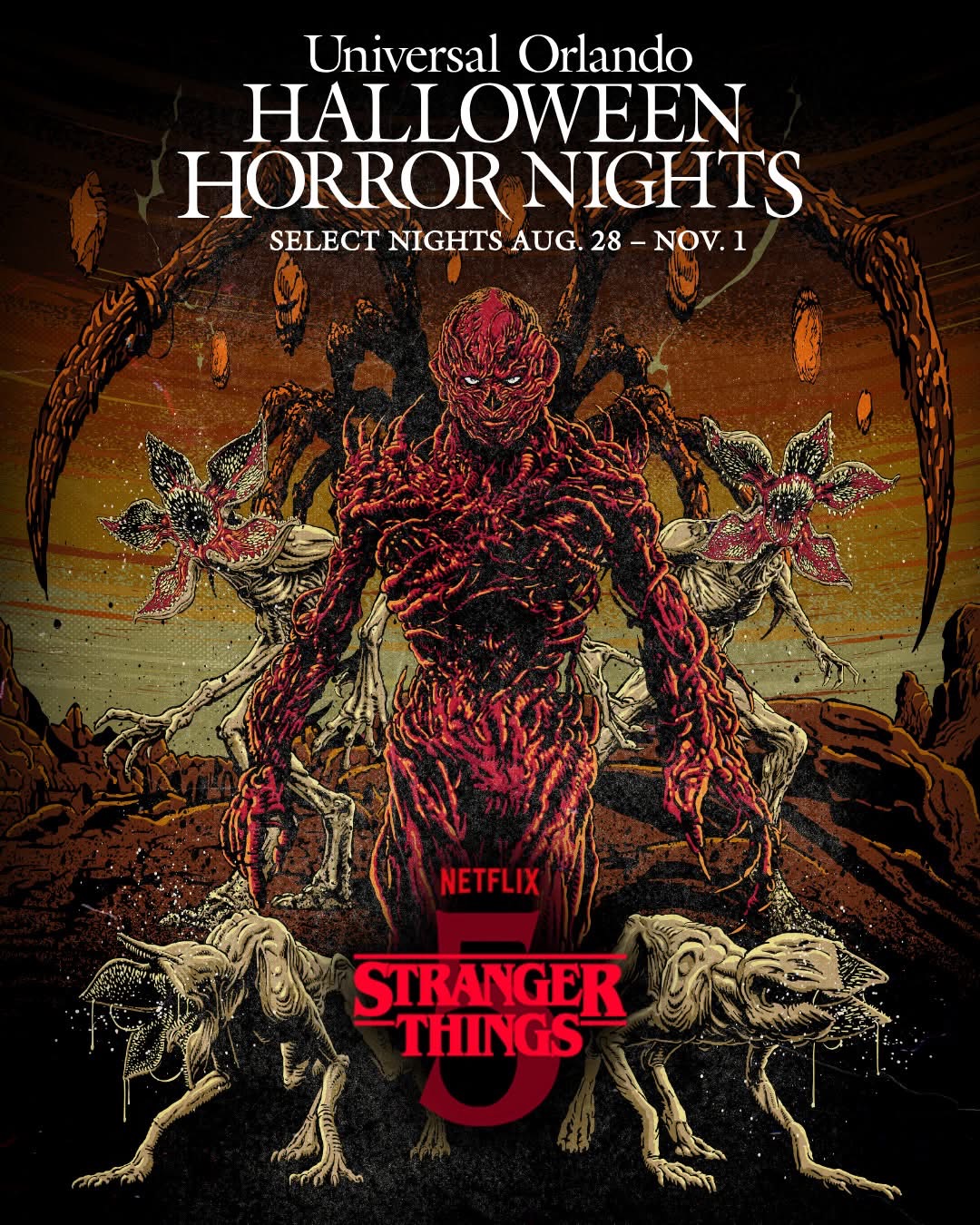 Strangers Things 5 Announced for Halloween Horror Nights